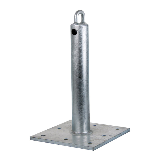 Guardian Fall Protection CB-18 Anchor Manuals