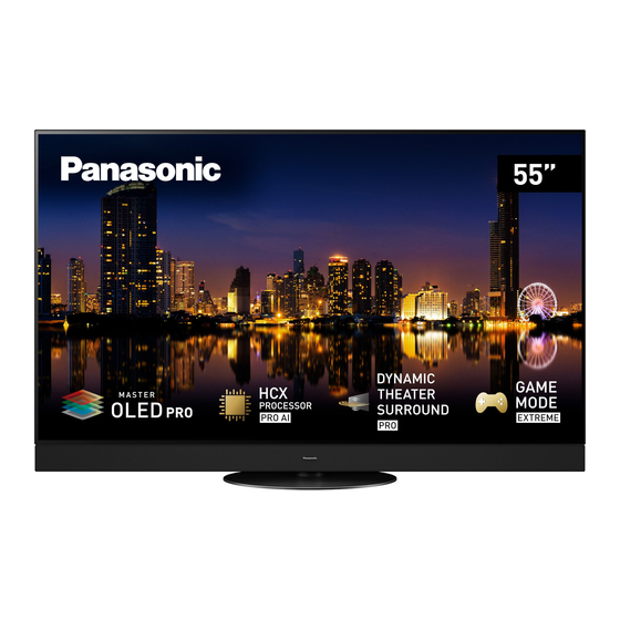 Panasonic TX-65MZ1500B Operating Instructions Manual