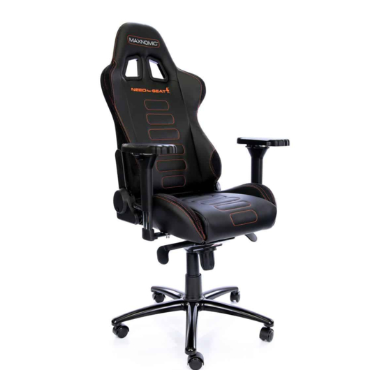 User Manuals: MAXNOMIC CASUAL-SPORT Office Gaming Chair