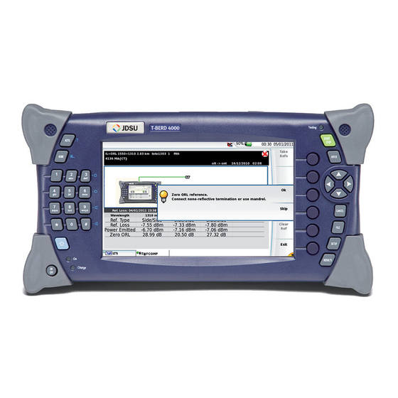 JDS Uniphase 4000 Series Quick Card User Manual