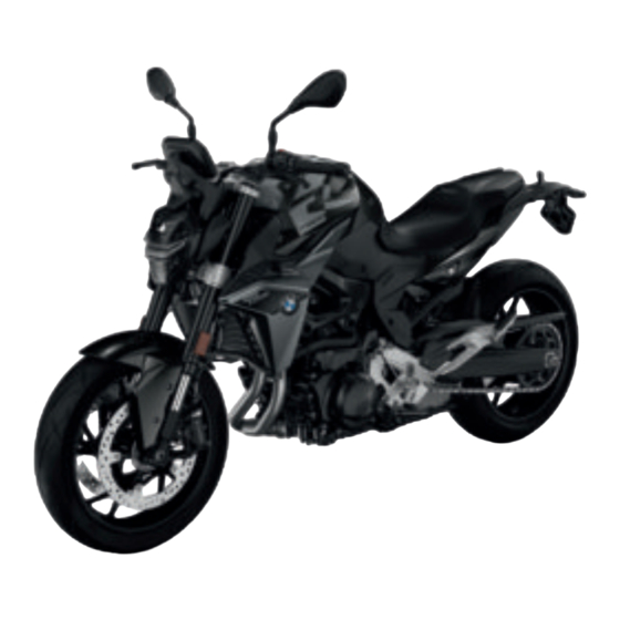 BMW Motorrad F 900 R 2023 Rider's Manual