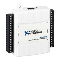 NI USB-6008 User Manual