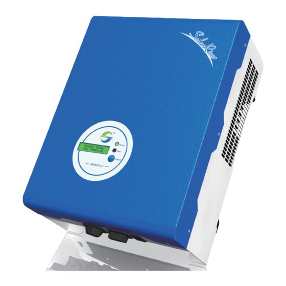 Samil Power SolarRiver 1100TL Quick Instructions