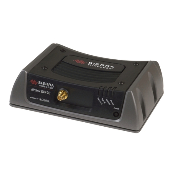 Sierra Wireless AirLink GX400 Installation Manual