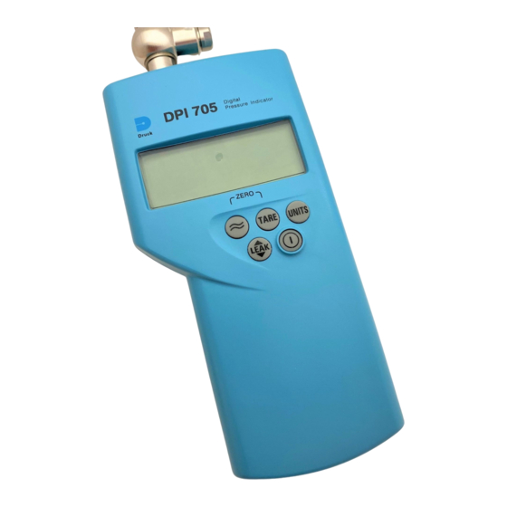 Druck DPI 705 Calibration Instructions