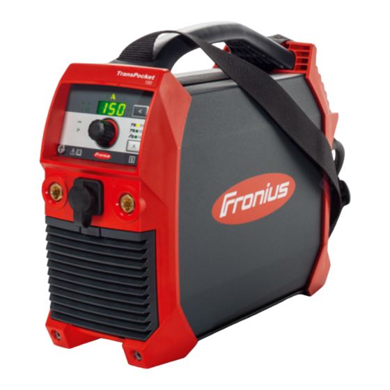 Fronius TransPocket 150 Update Procedure