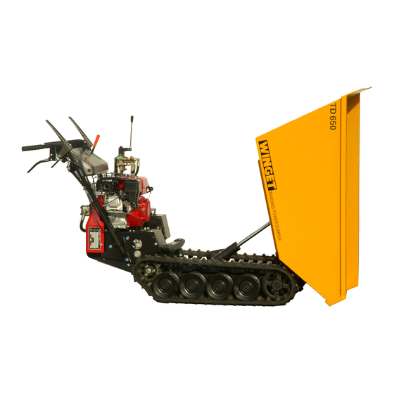 Winget TD650 Operator's Handbook Manual