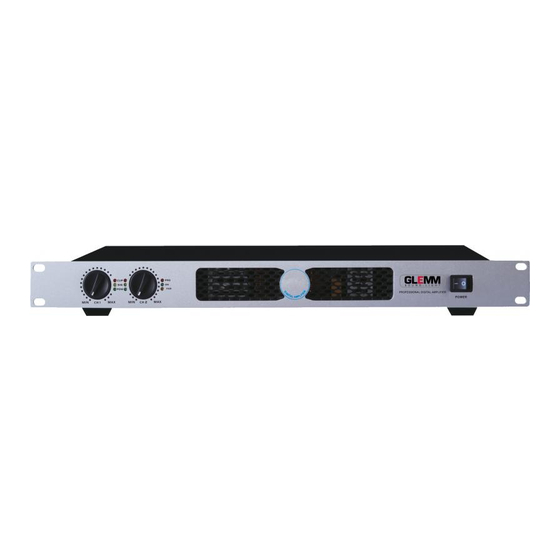 GLEMM AMP D300 Digital Stereo Amplifier Manuals