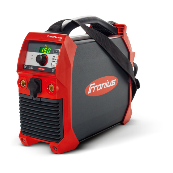 Fronius Transpocket 150 Quick Reference