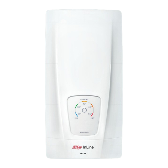 Zip Water InLine DCX Next Installation Instructions & User Manual