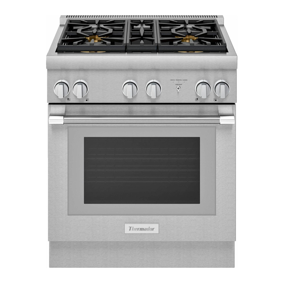 Thermador PRD30 Use And Care Manual