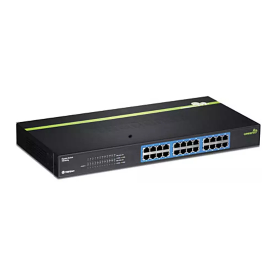 TRENDnet TEG-S16G Quick Installation Manual