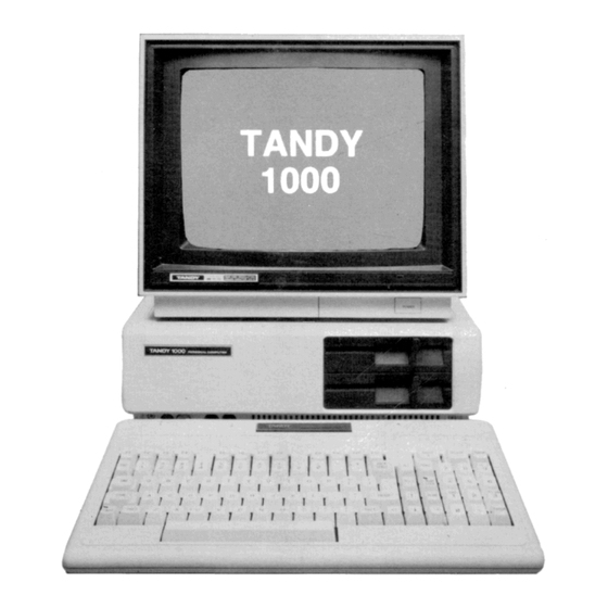 Tandy Radio Shak 1000 Service Manual