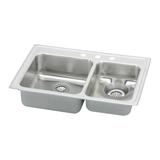 Elkay Sink LWRQ3322L Specifications