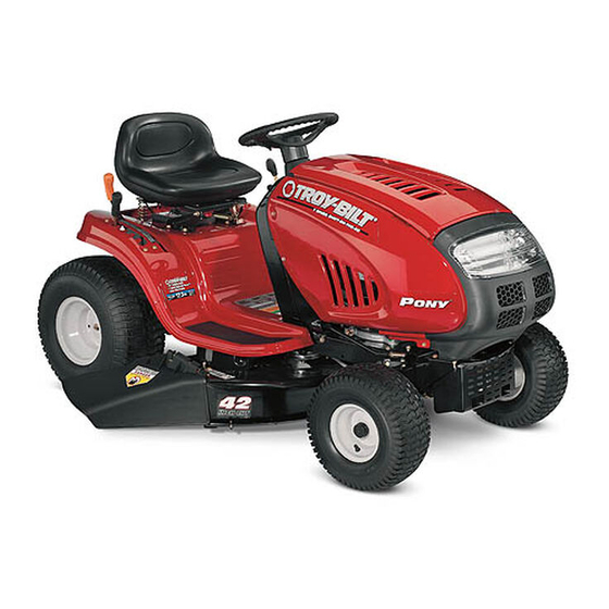 Troy bilt best sale bronco 42 manual