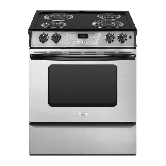 WHIRLPOOL RY160LXTQ1 USE & CARE MANUAL Pdf Download | ManualsLib