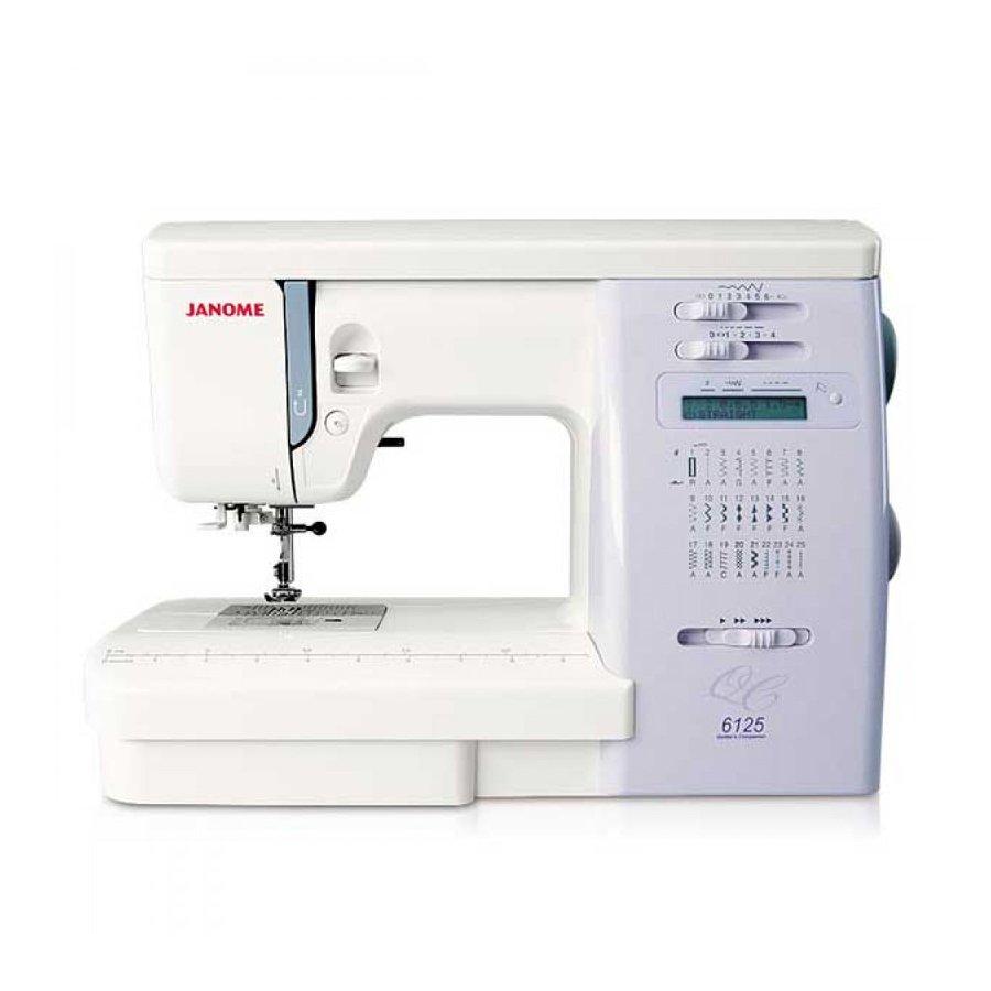 Janome OC 6125 Instruction Book