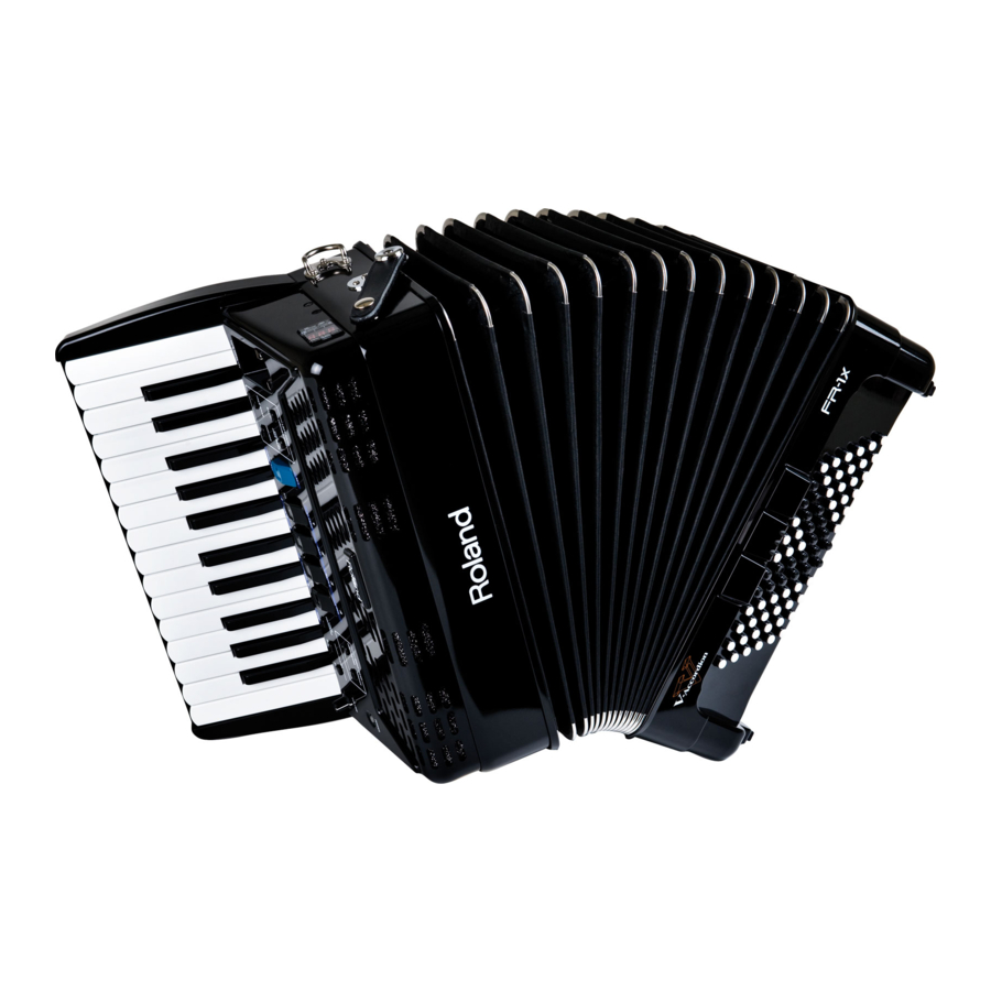 ROLAND VACCORDION FR1X OWNER'S MANUAL Pdf Download ManualsLib