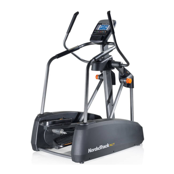 Nordictrack e 7.7 online elliptical manual