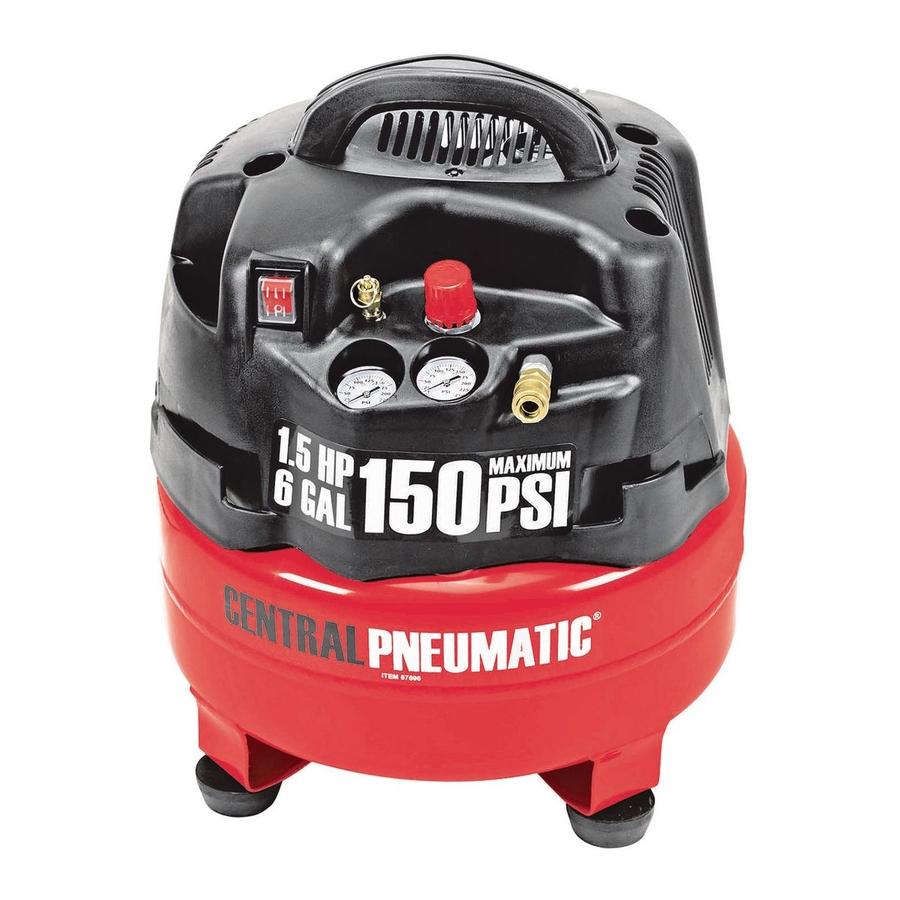 Central pneumatic air compressor deals 26 gallon 150 psi