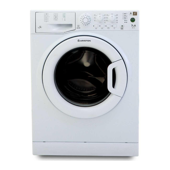 Ariston WML 821 Instructions For Use Manual