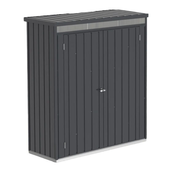 Dancover Garden Locker Shed Manual