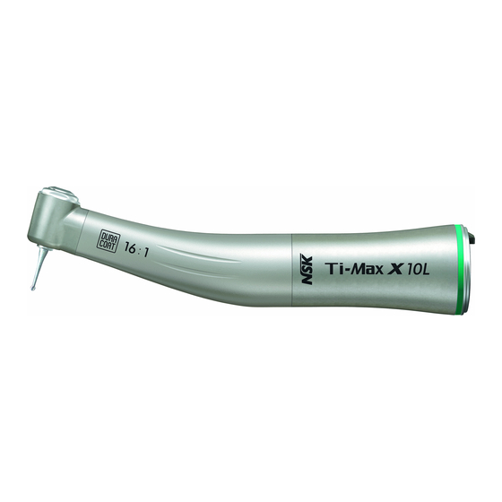 NSK Ti-Max X10L Operation Manual