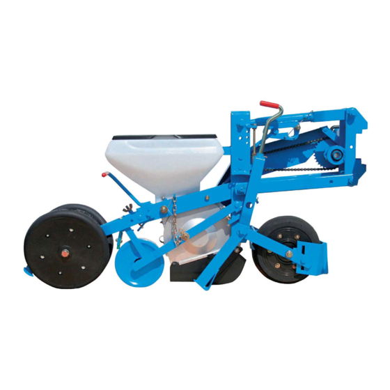 Monosem MECA V4 Assembly, Adjustment And Maintenance Instructions