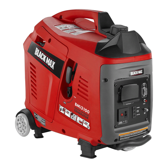 Black Max BMi2100A Operator's Manual
