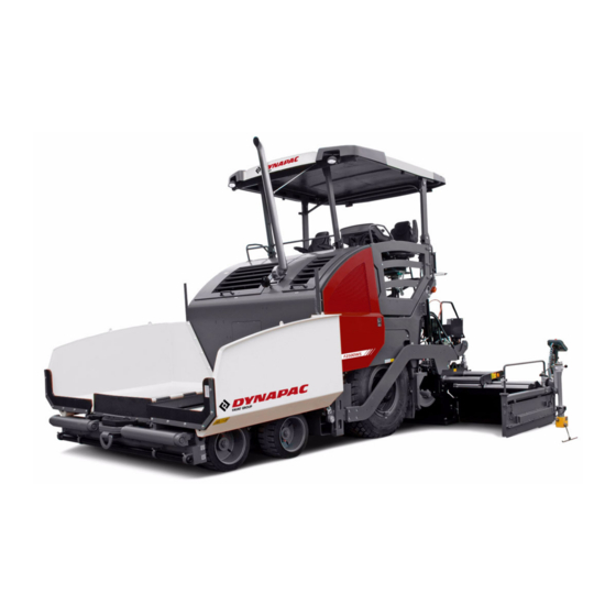 Fayat DYNAPAC F2500W Operation & Maintenance Instructions Manual