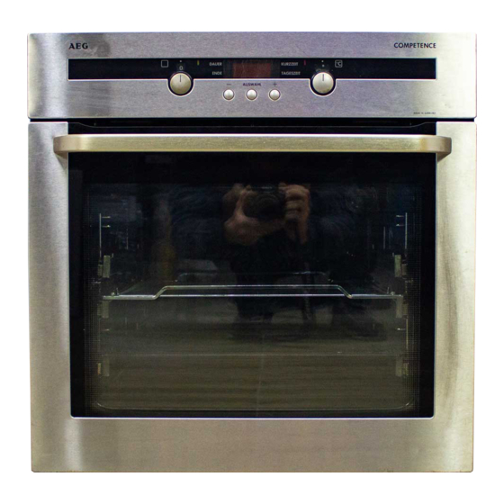 Aeg Competence Oven Setting The Clock At Wayne Brown Blog