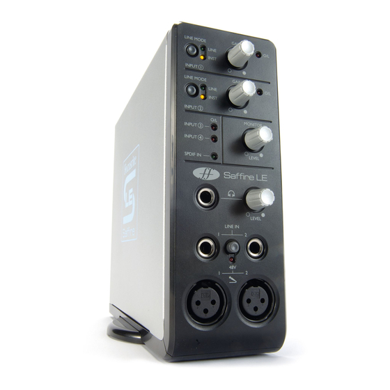 Focusrite Saffire LE User Manual