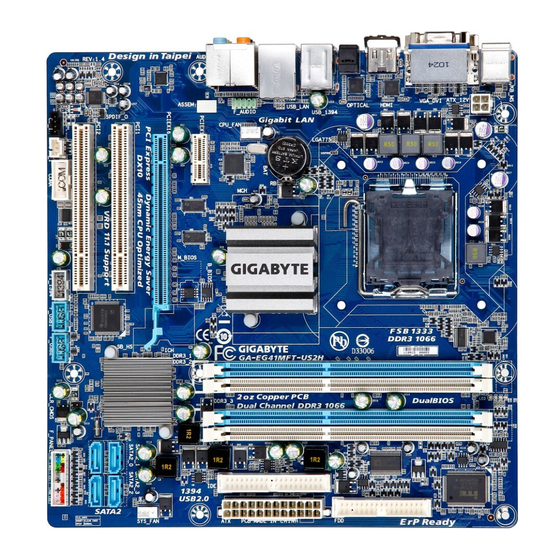 Gigabyte GA-EG41MF-US2H User Manual