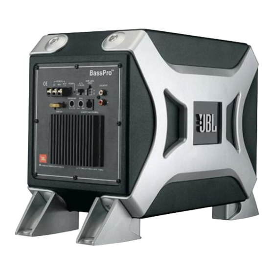 JBL BassPro Service Manual