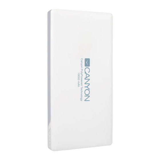 Canyon CNS-TPBP10 Quick Manual