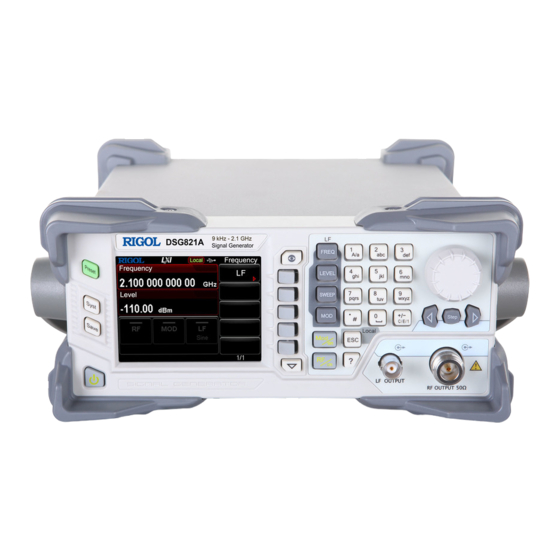 Rigol DSG821A Quick Manual