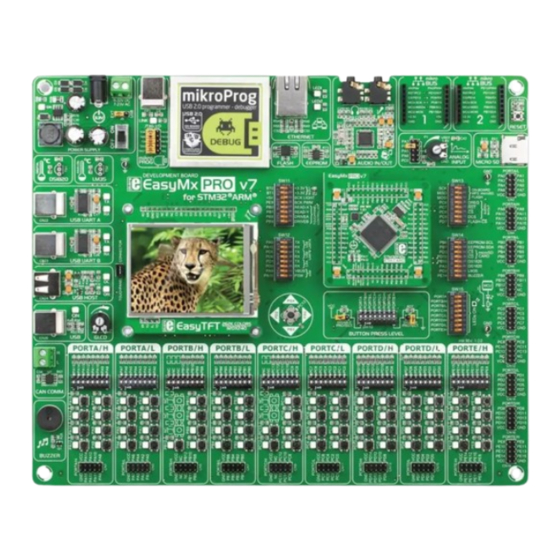 mikroElektronika EasyMx PRO V7 for STM32 ARM Schematics
