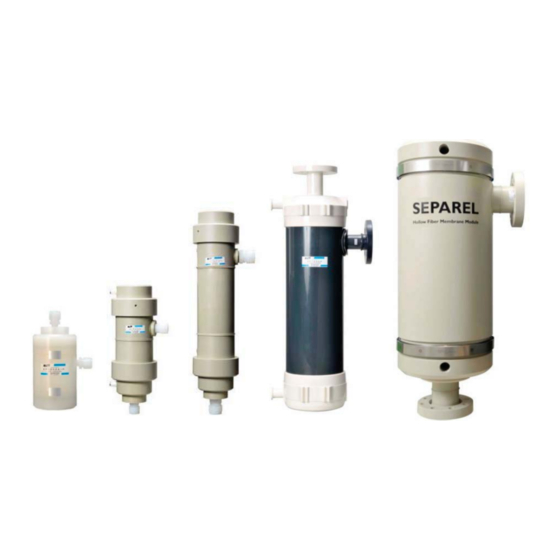 SEPAREL EF Series Manuals