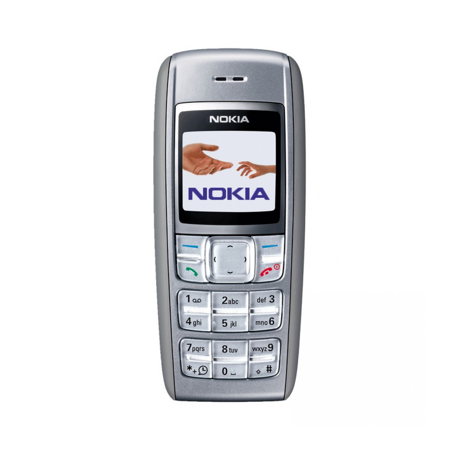 Nokia 1600 - Cell Phone 4 MB Manuals