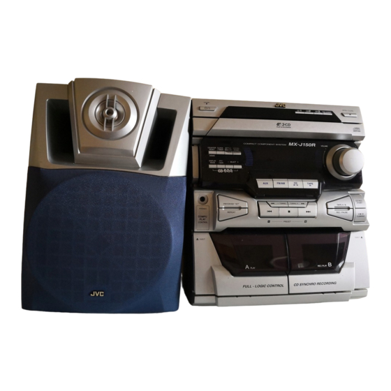 JVC CA-MXJ150R Instructions Manual