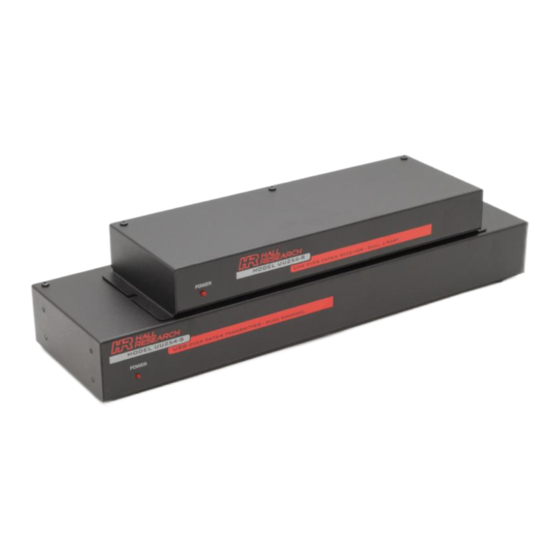 Hall Research Technologies UU-2X4 Manuals