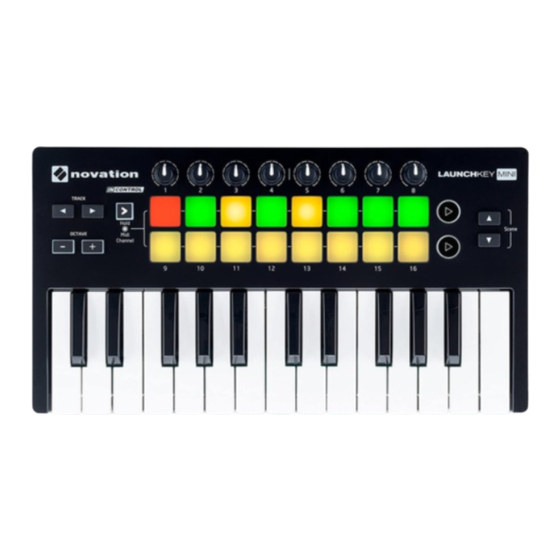 Novation Launchkey Mini Getting Started Manual