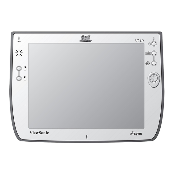 ViewSonic airsync Display V210 Manuals