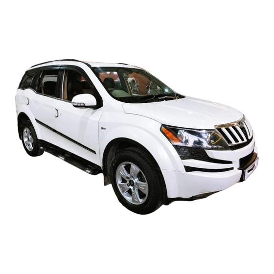 Mahindra XUV500 2012 Owner's Manual