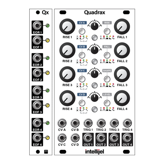 Intellijel Quadrax Manual