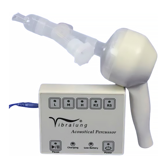 Westmed Acoustical Percussor Instructions For Use Manual