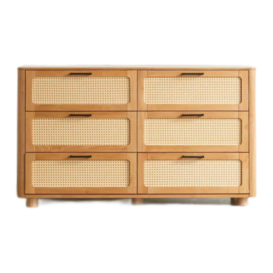 URBAN OUTFITTERS MABELLE 6 DRAWER CHEST Assembly Instructions Manual