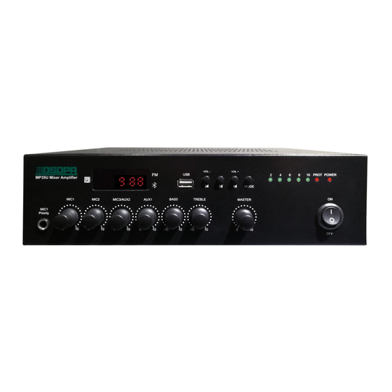 DSPPA MP35U Operation Instruction Manual
