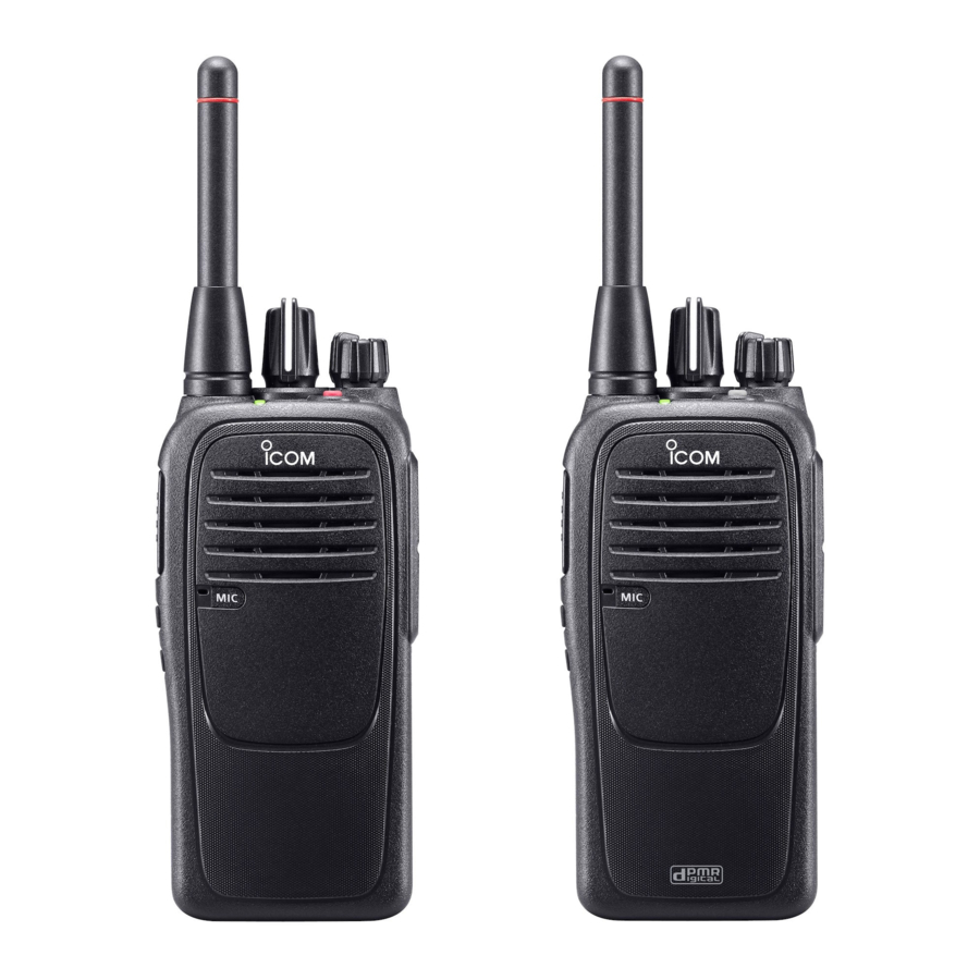 Icom IC-F29DR2 Basic Manual