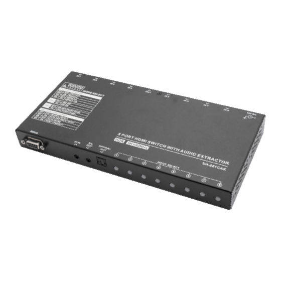 Sunbox VHW201KC User Manual